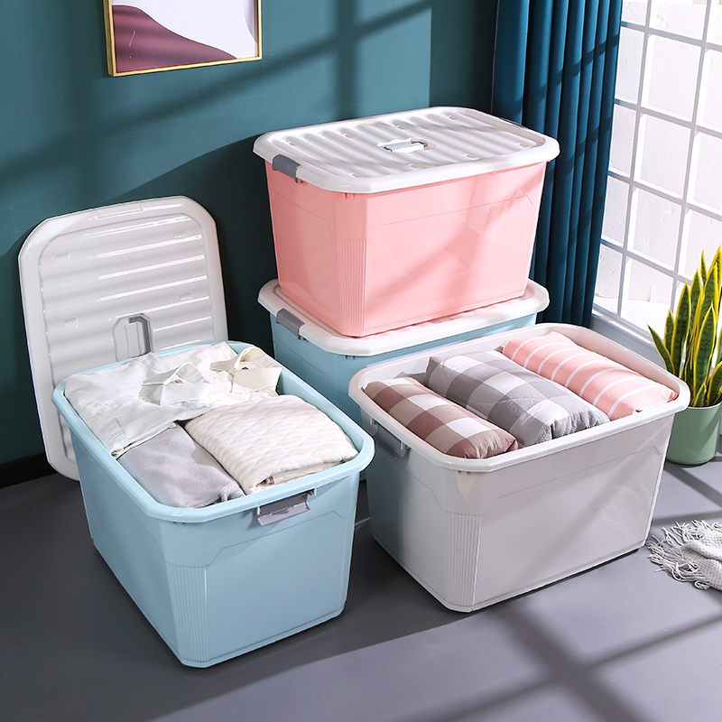 Extra large plastic tub with lid Storage Bins Wholesale