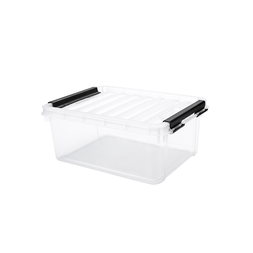 Coloured plastic storage box with lid | Storage Bins Wholesale