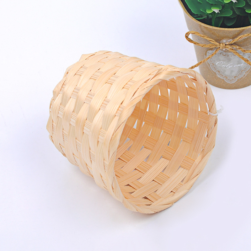 Mini premium bamboo storage basket | Storage Bins Wholesale